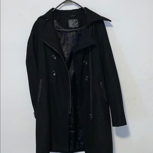 A black dress coat